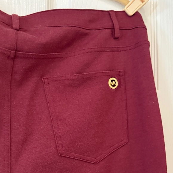 Michael Kors Deep Red Trousers - Picture 4 of 6